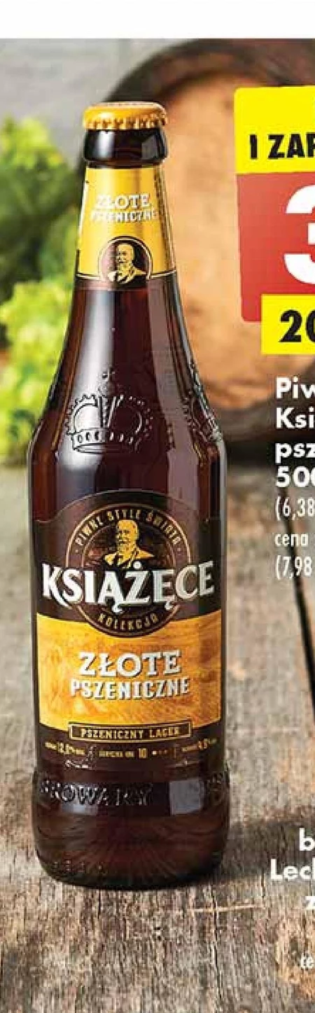 Książęce Złote Pszeniczne Piwo 500 ml