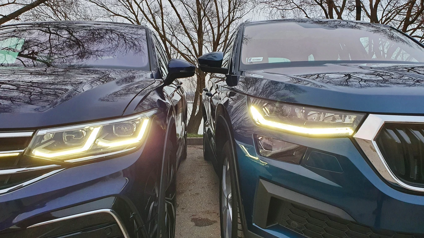 Volkswagen Tiguan Allspace kontra Skoda Kodiaq Volkswagen Tiguan Allspace kontra Skoda Kodiaq