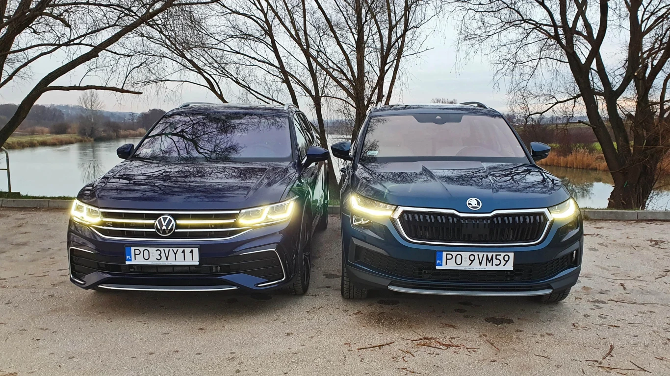 Volkswagen Tiguan Allspace kontra Skoda Kodiaq Volkswagen Tiguan Allspace kontra Skoda Kodiaq