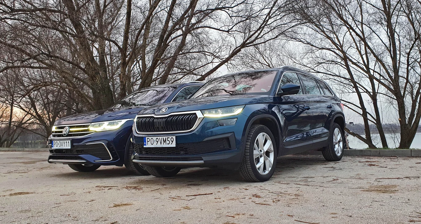 Volkswagen Tiguan Allspace kontra Skoda Kodiaq Volkswagen Tiguan Allspace kontra Skoda Kodiaq