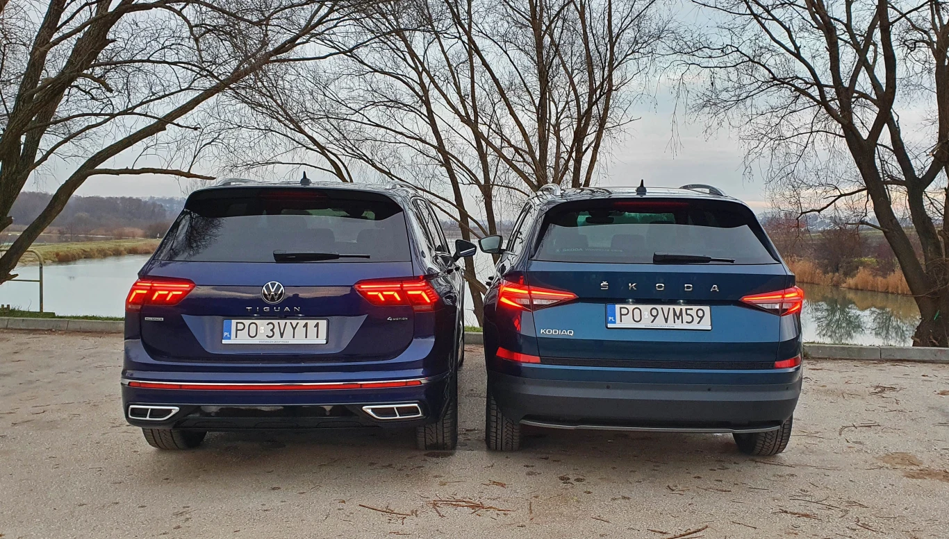 Volkswagen Tiguan Allspace kontra Skoda Kodiaq Volkswagen Tiguan Allspace kontra Skoda Kodiaq