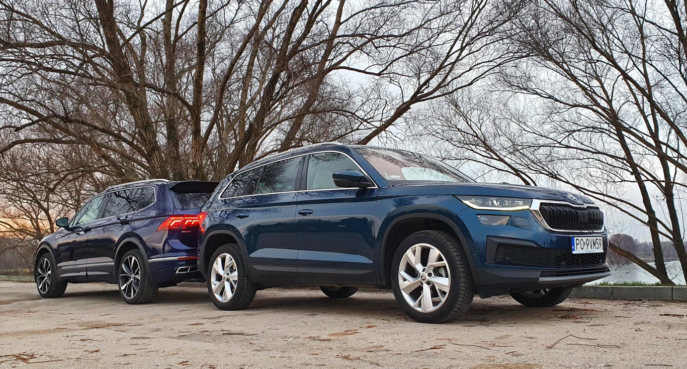 Volkswagen Tiguan Allspace kontra Skoda Kodiaq Volkswagen Tiguan Allspace kontra Skoda Kodiaq