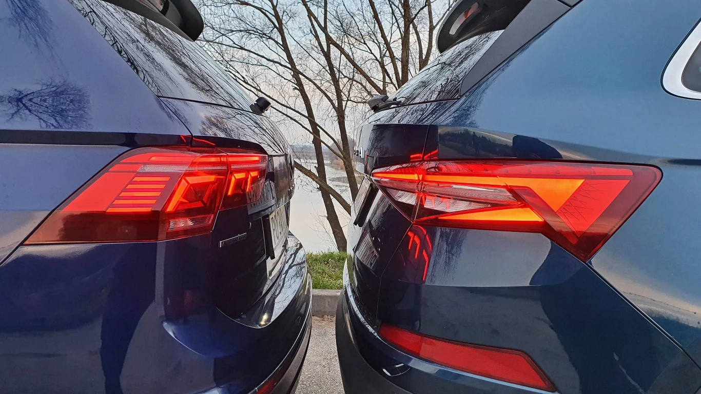 Volkswagen Tiguan Allspace kontra Skoda Kodiaq Volkswagen Tiguan Allspace kontra Skoda Kodiaq