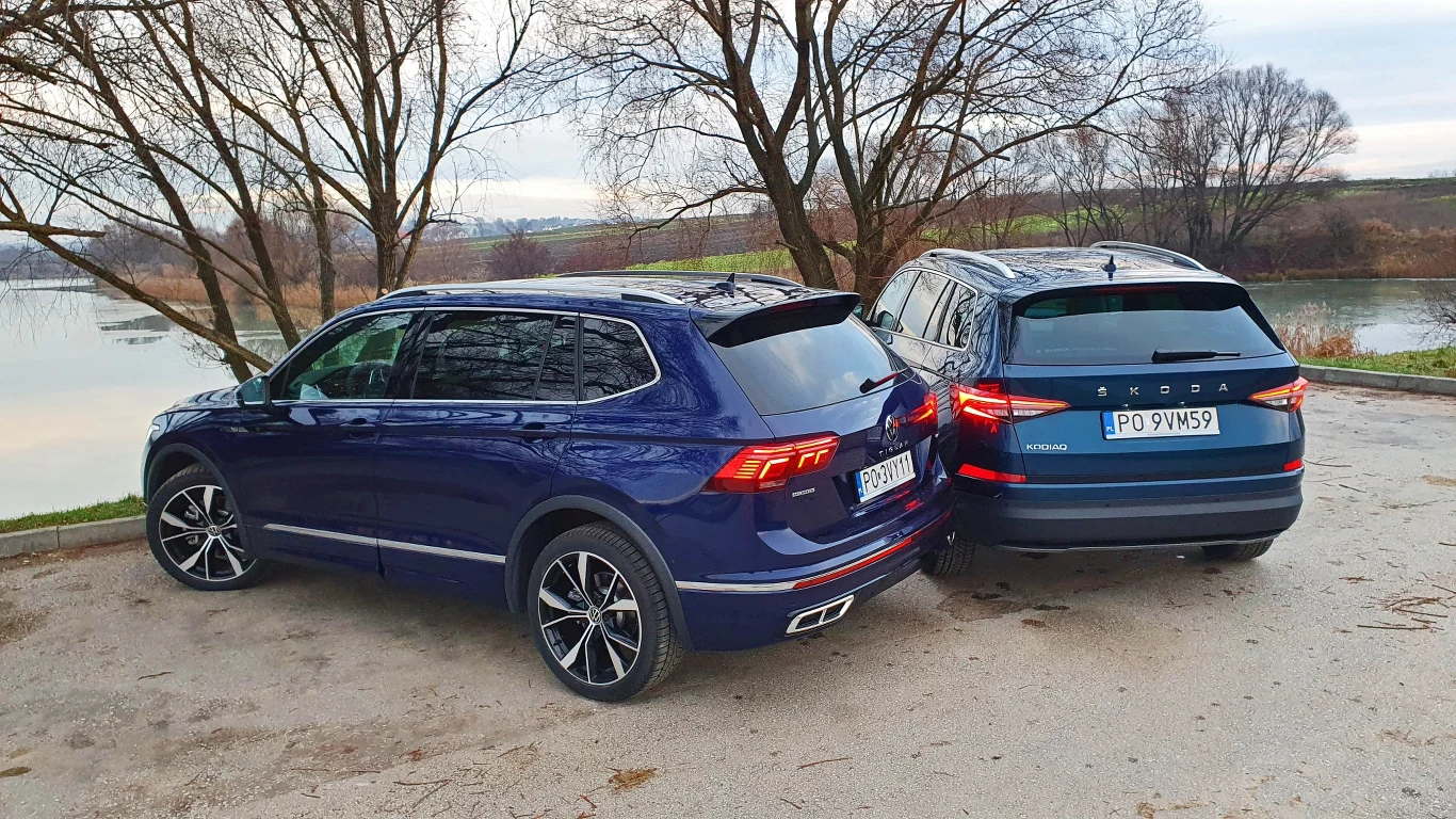 Volkswagen Tiguan Allspace kontra Skoda Kodiaq Volkswagen Tiguan Allspace kontra Skoda Kodiaq