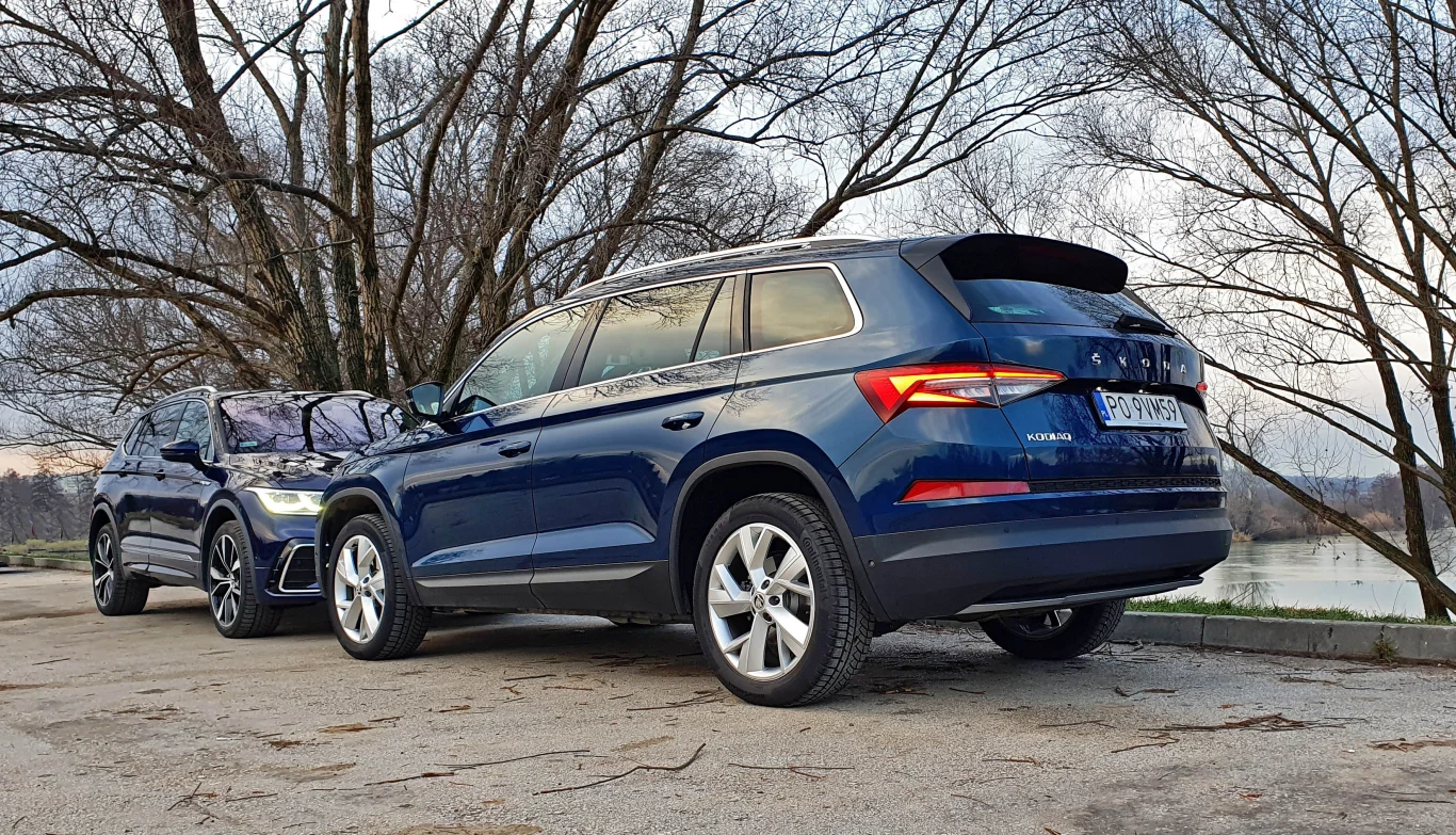 Volkswagen Tiguan Allspace kontra Skoda Kodiaq Volkswagen Tiguan Allspace kontra Skoda Kodiaq