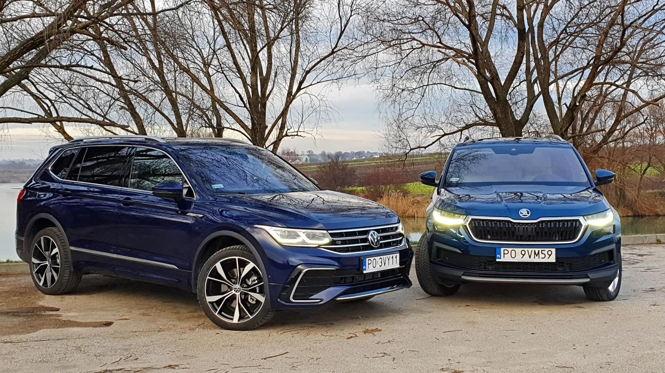 Volkswagen Tiguan Allspace kontra Skoda Kodiaq Volkswagen Tiguan Allspace kontra Skoda Kodiaq