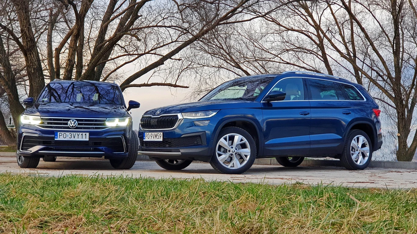Volkswagen Tiguan Allspace kontra Skoda Kodiaq Volkswagen Tiguan Allspace kontra Skoda Kodiaq