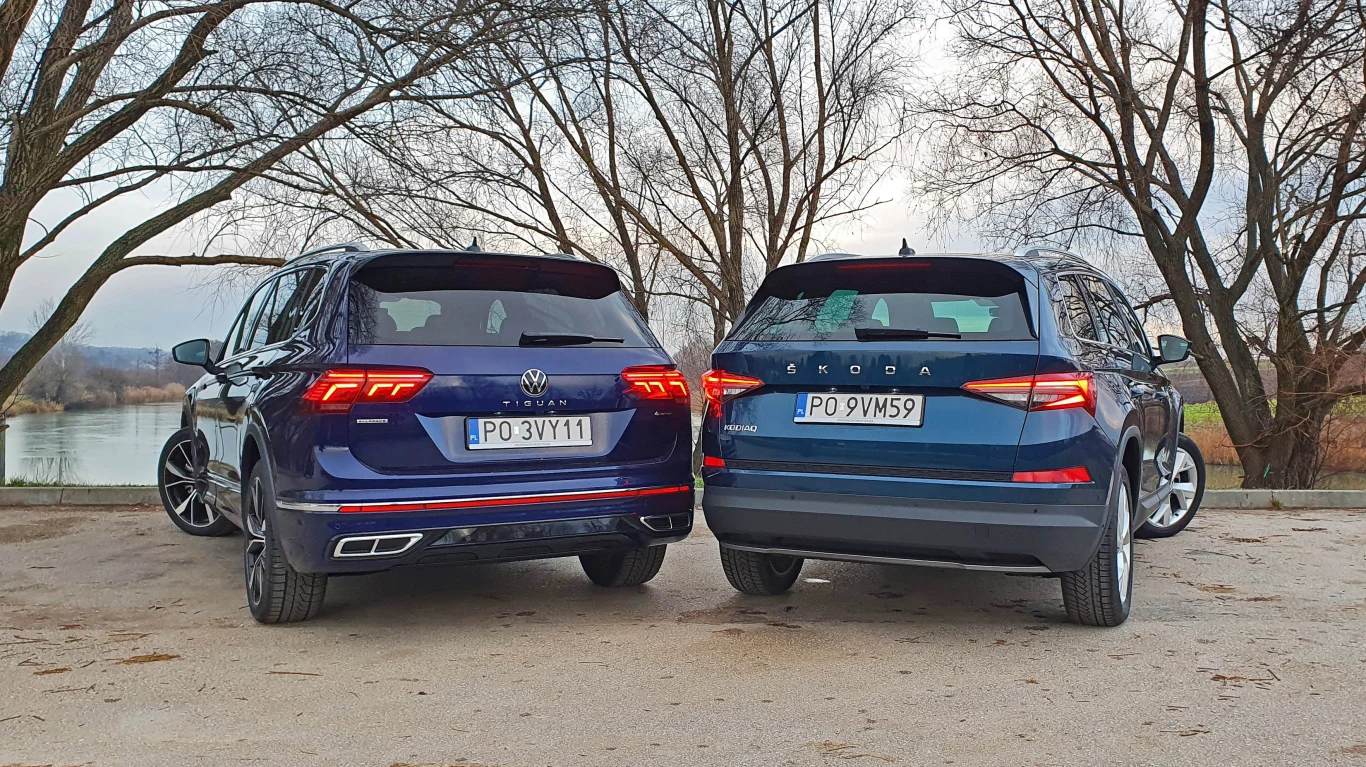 Volkswagen Tiguan Allspace i Skoda Kodiaq Volkswagen Tiguan Allspace i Skoda Kodiaq