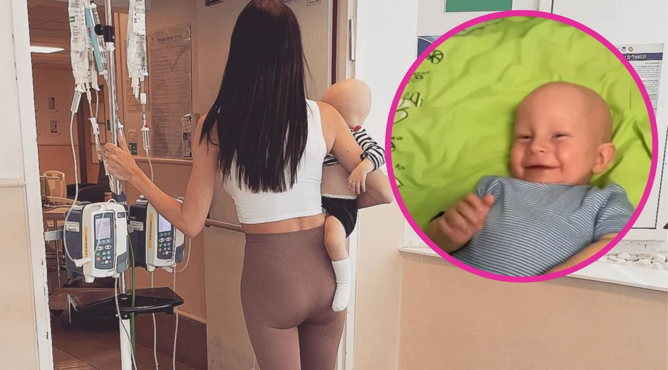 Magdalena Stępień nie odstępuje swojego synka na krok Magdalena Stępień nie odstępuje swojego synka na krok