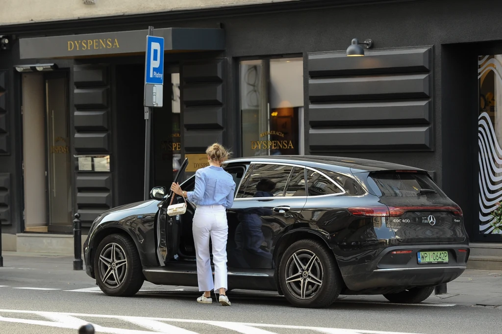 Małgorzata Socha źle zaparkowała Małgorzata Socha źle zaparkowała