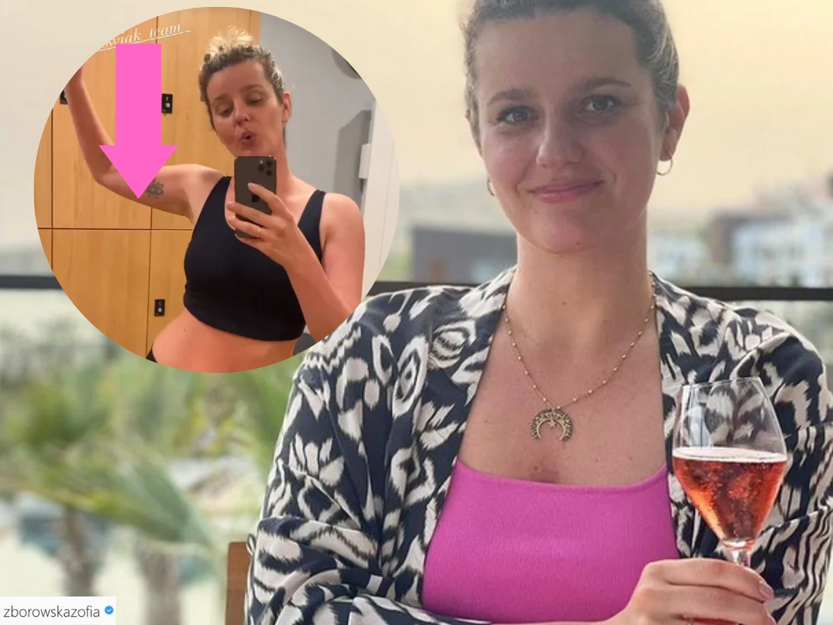 Zofia Zborowska chwali się brzuchem. Foto IG @ zborowskazofia/ Zofia Zborowska chwali się brzuchem. Foto IG @ zborowskazofia/