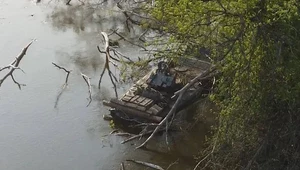 Ukraińcy zniszczyli rosyjski wóz piechoty BMP-1AM Basurmanin 