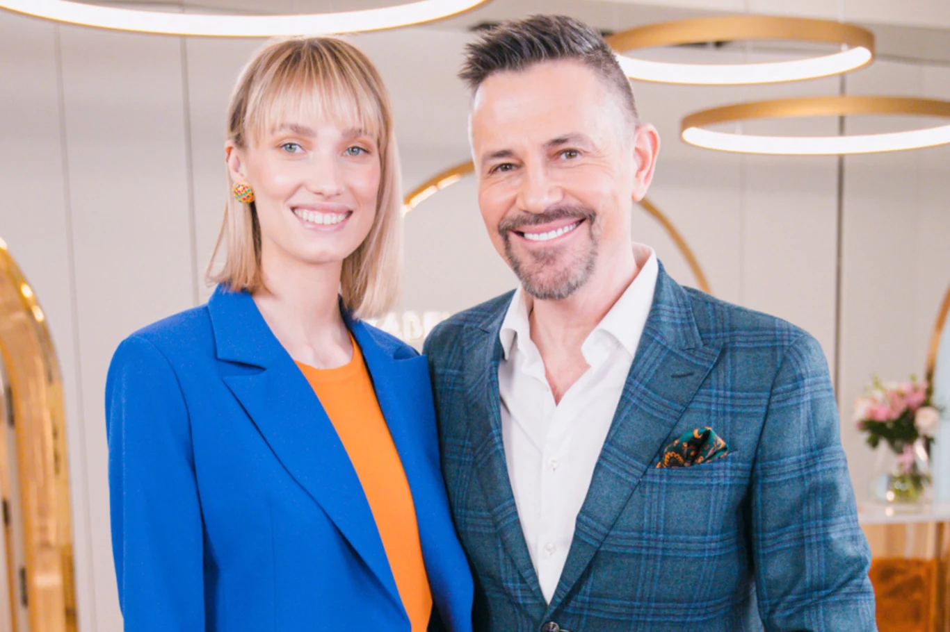 Joanna i Krzysztof Ibisz w programie Izabeli Janachowskiej "Śluby gwiazd" Joanna i Krzysztof Ibisz w programie Izabeli Janachowskiej "Śluby gwiazd"