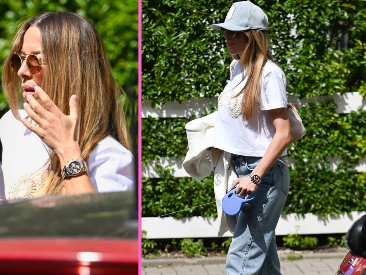 Ewa Chodakowska z mężem, psem i Roleksem za 450 tys. Ewa Chodakowska z mężem, psem i Roleksem za 450 tys.