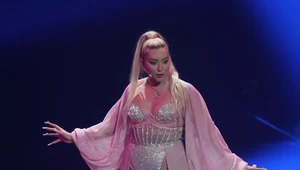 Ronela Hajati (Albania) podczas Eurowizji 2022