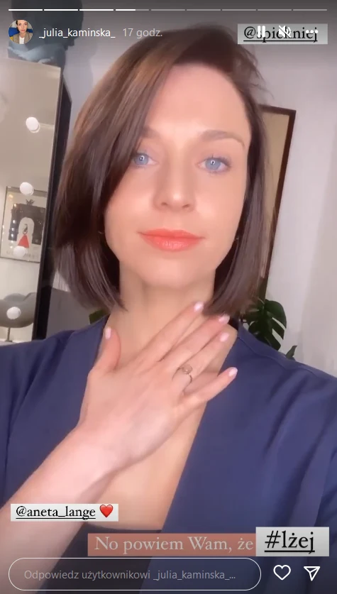 Zdecydowała się na modną fryzurę Foto IG: _julia_kaminska_/ Zdecydowała się na modną fryzurę Foto IG: _julia_kaminska_/