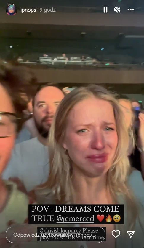 Jessica Mercedes nie była w stanie opanować emocji