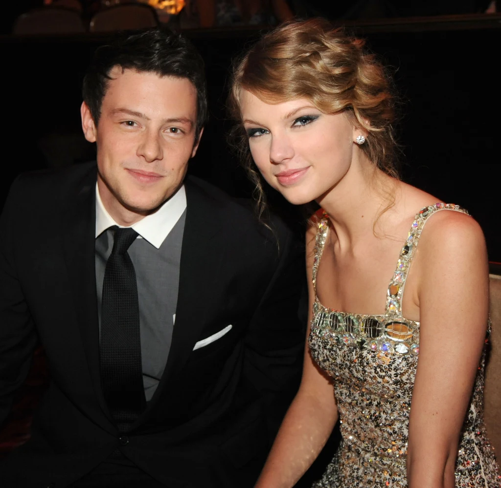 Cory Monteith przyjaźnił się z wokalistką Taylor Swift. 