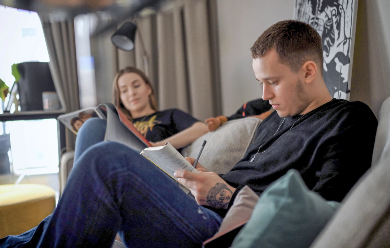 Xavier Wiśniewski i Weronika Fabijańska