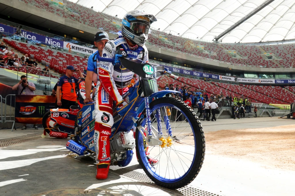 Bartosz Zmarzlik trenuje na PGE Narodowym Bartosz Zmarzlik trenuje na PGE Narodowym