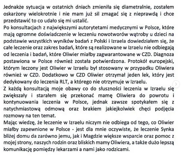 Oświadczenia Jakuba Rzeźniczaka