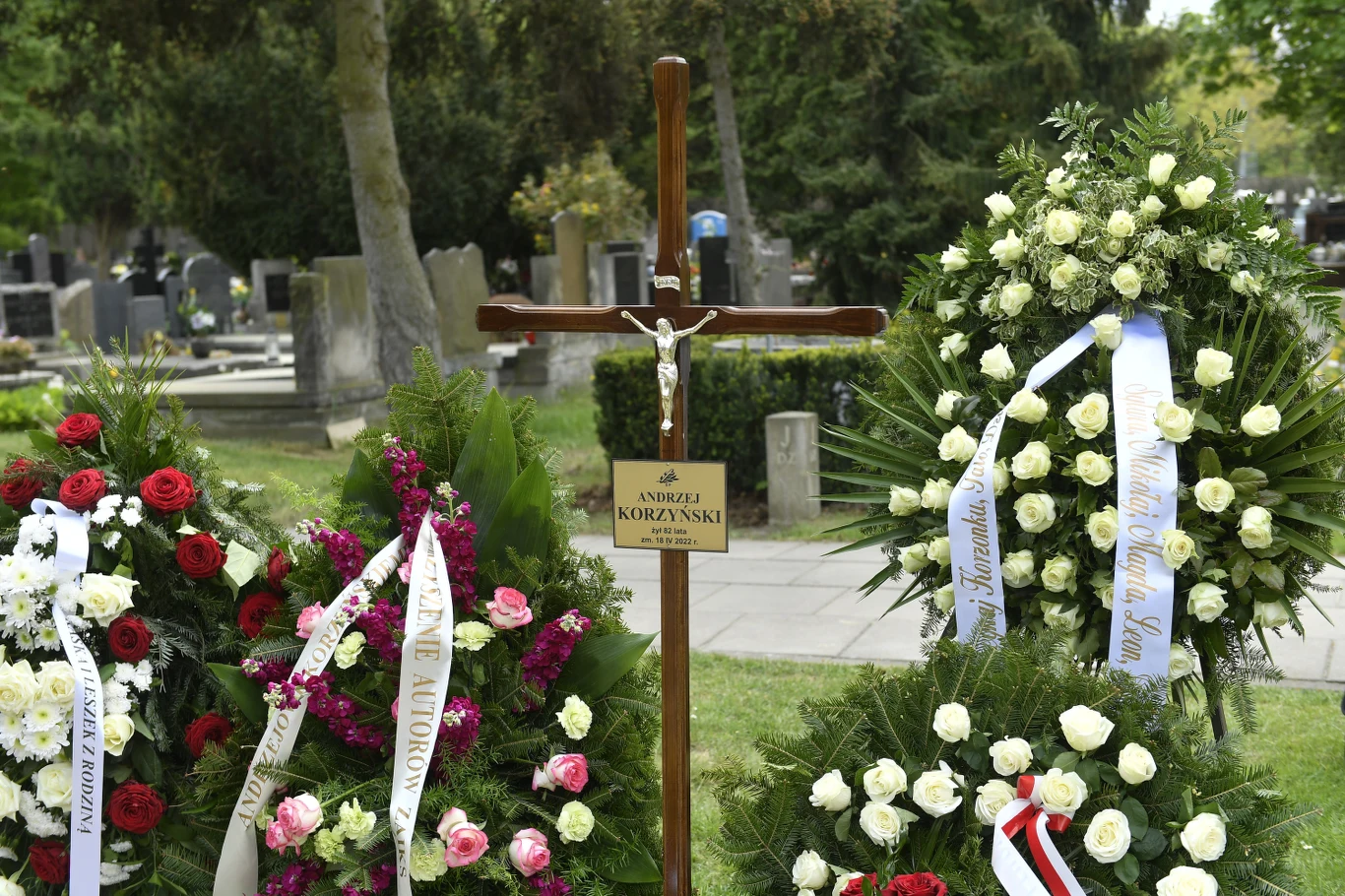 Pogrzeb Andrzeja Korzyńskiego na Powązkach Pogrzeb Andrzeja Korzyńskiego na Powązkach