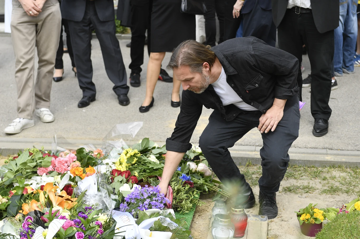 Pogrzeb Andrzeja Korzyńskiego: Ksawery Żuławski Pogrzeb Andrzeja Korzyńskiego: Ksawery Żuławski