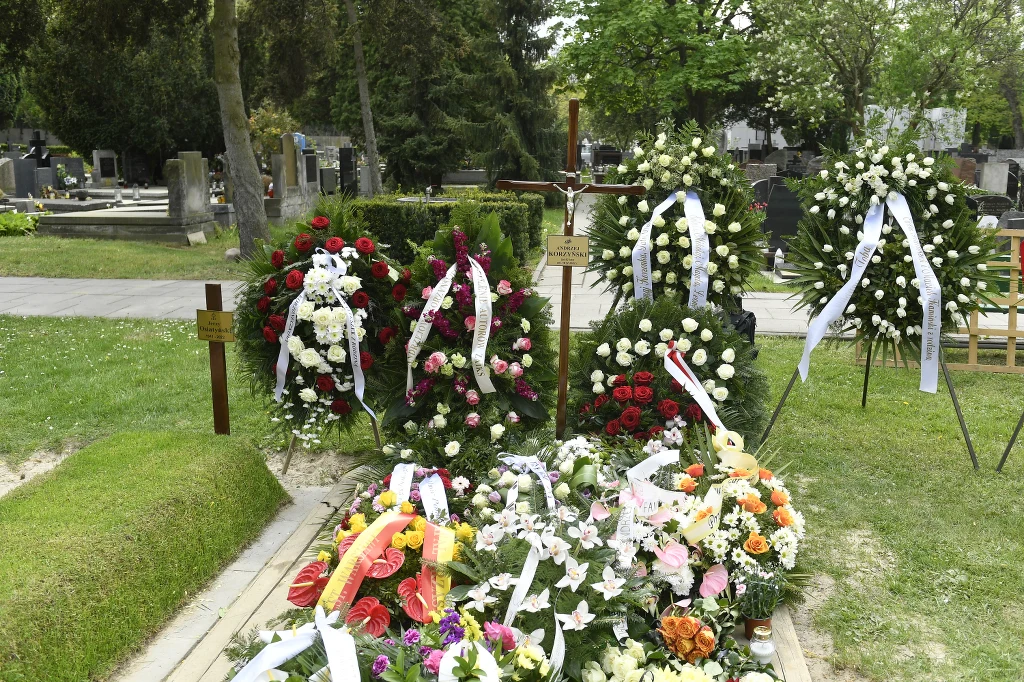 Pogrzeb Andrzeja Korzyńskiego na Powązkach Pogrzeb Andrzeja Korzyńskiego na Powązkach