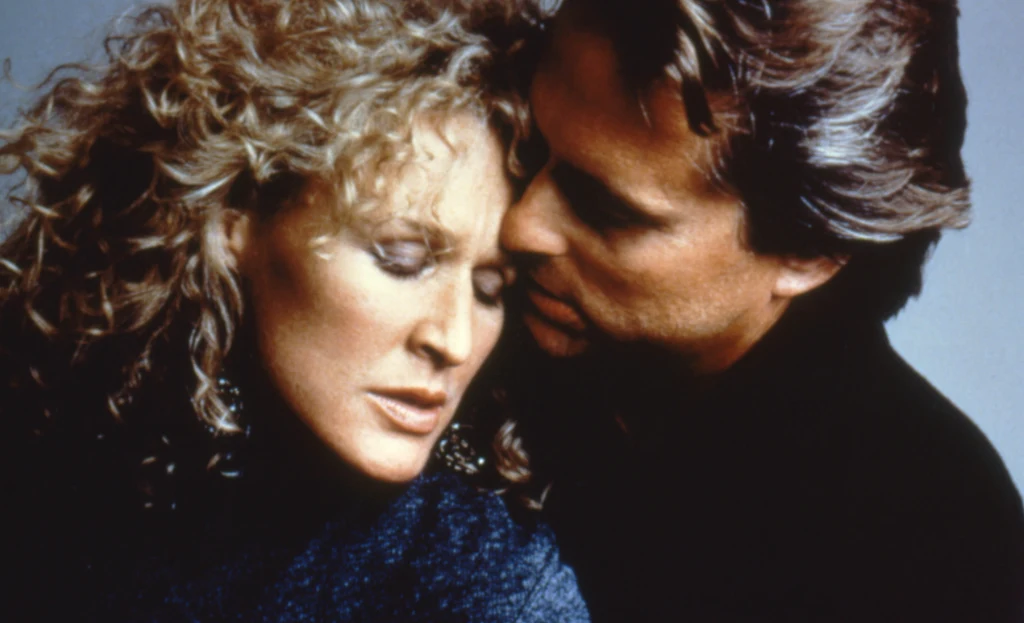 Glenn Close i Michael Douglas w filmie "Fatalne zauroczenie"