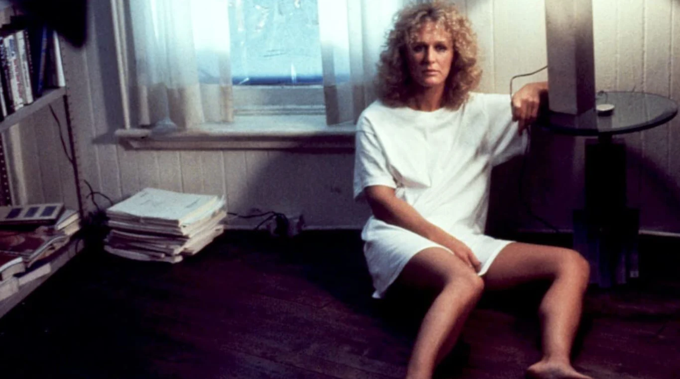 Glenn Close w filmie "Fatalne zauroczenie"