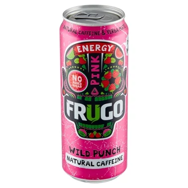 Frugo Energy Watermelon & Strawberry Gazowany napój energetyzujący 330 ml - 5