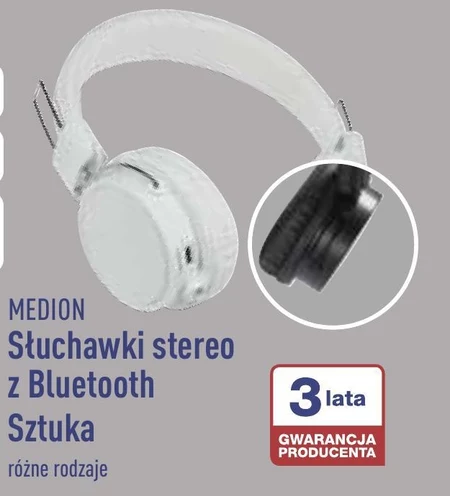 Słuchawki bluetooth Medion