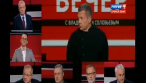 Władimir Sołowjow; screen z rosyjskiego programu 