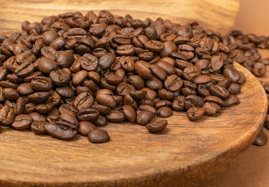 Ziarna kawy mają mocny aromat i są świetnym neutralizatorem powietrza