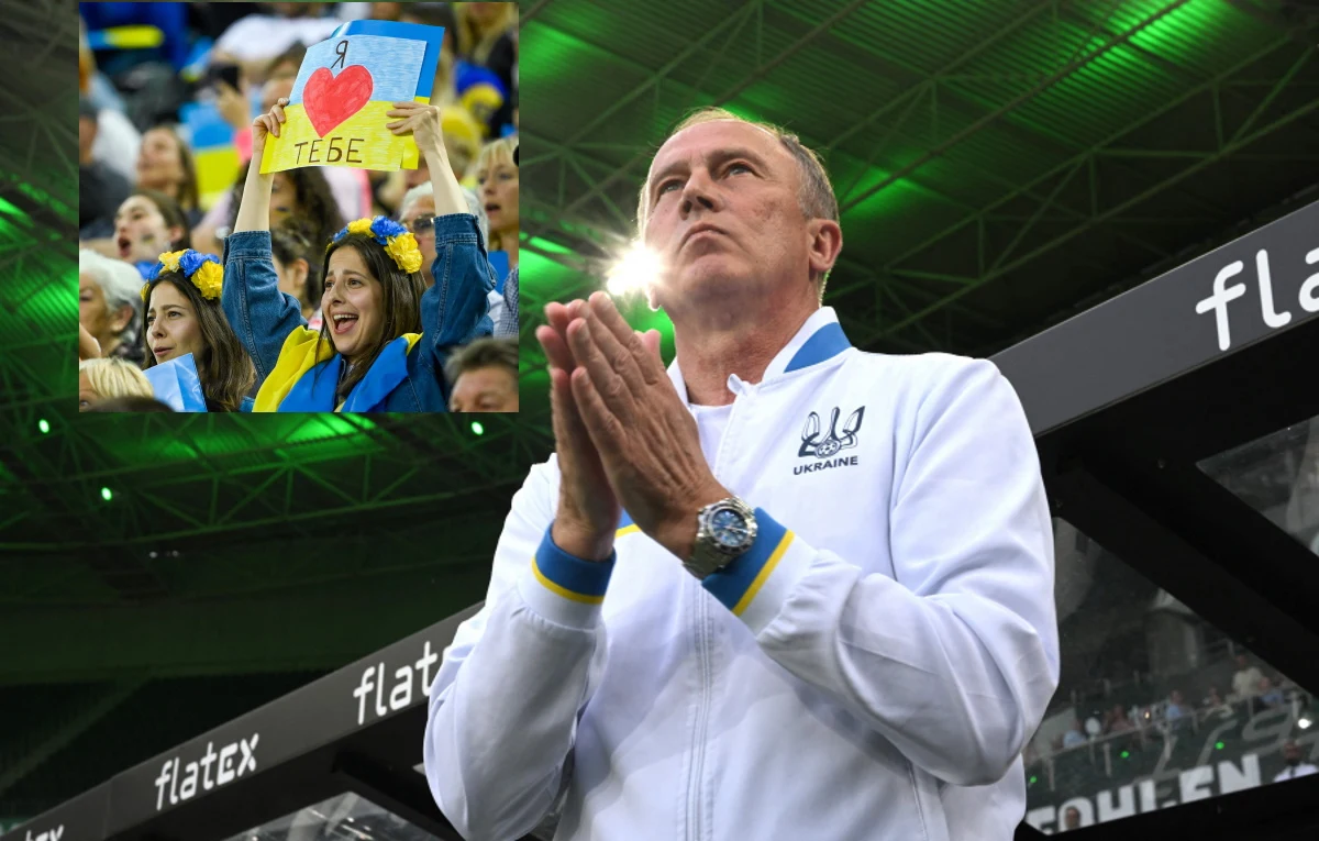 Selekcjoner Ukrainy Ołeksandr Petrakow podziękował rodakom za wsparcie podczas meczu z Borussią Moenchengladbach Selekcjoner Ukrainy Ołeksandr Petrakow podziękował rodakom za wsparcie podczas meczu z Borussią Moenchengladbach