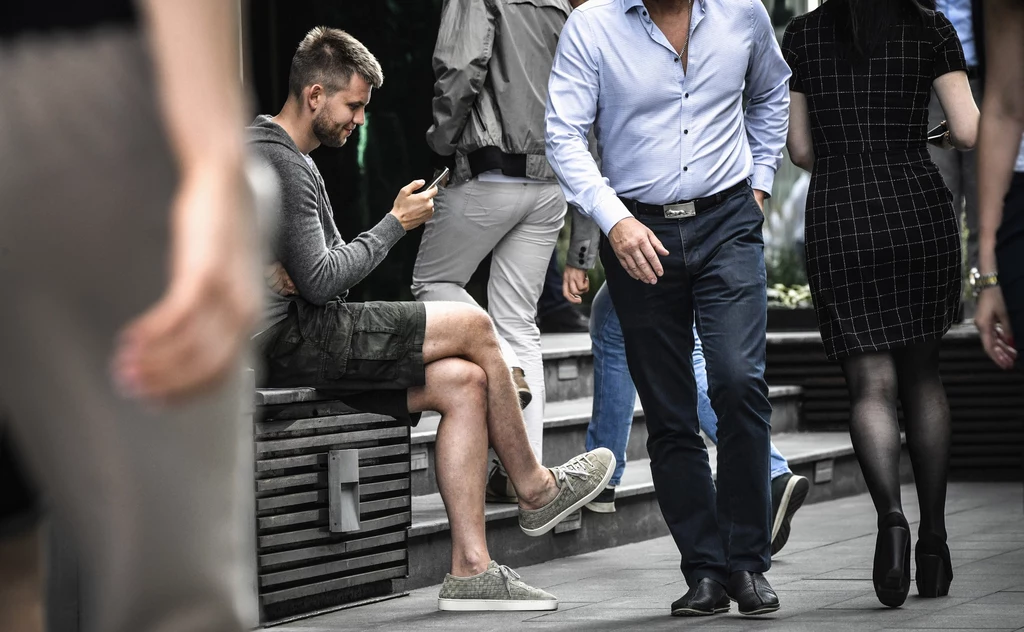 Przechodnie w Moskwie, zdjęcie ilustracyjne Przechodnie w Moskwie, zdjęcie ilustracyjne