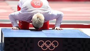 Anita Włodarczyk podczas igrzysk w Tokio