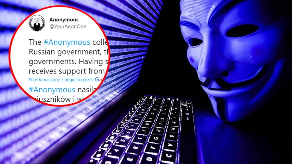 Anonymous zapowiadają potężne cyberataki na Rosję i jej sojuszników