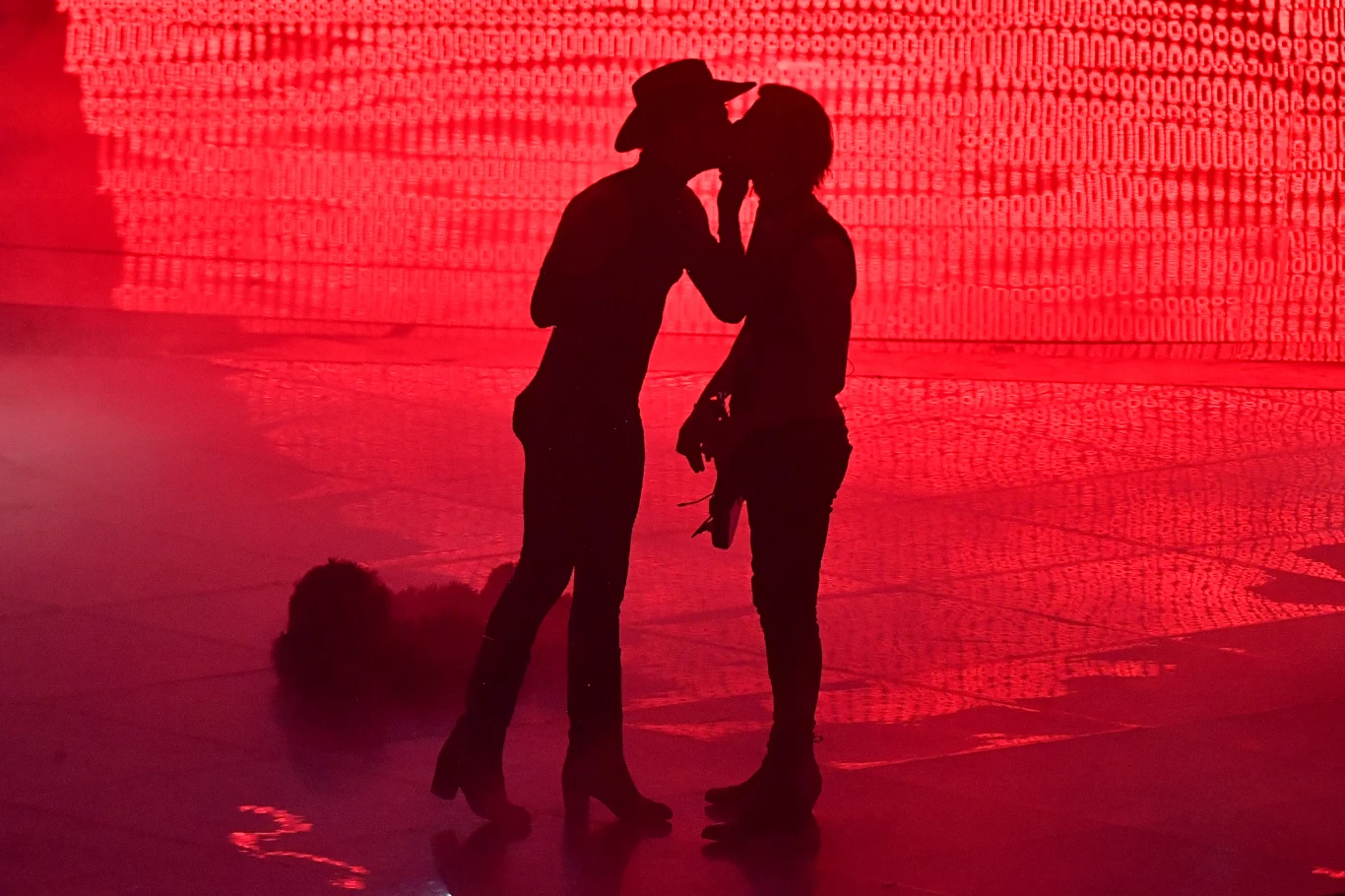 Achille Lauro i Boss Domsperform w 66. Konkursie Eurowizji Achille Lauro i Boss Domsperform w 66. Konkursie Eurowizji