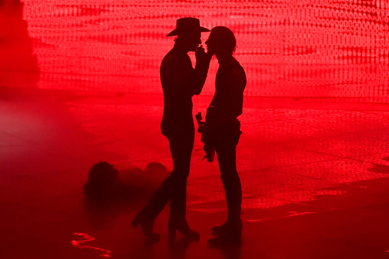 Achille Lauro i Boss Domsperform w 66. Konkursie Eurowizji Achille Lauro i Boss Domsperform w 66. Konkursie Eurowizji