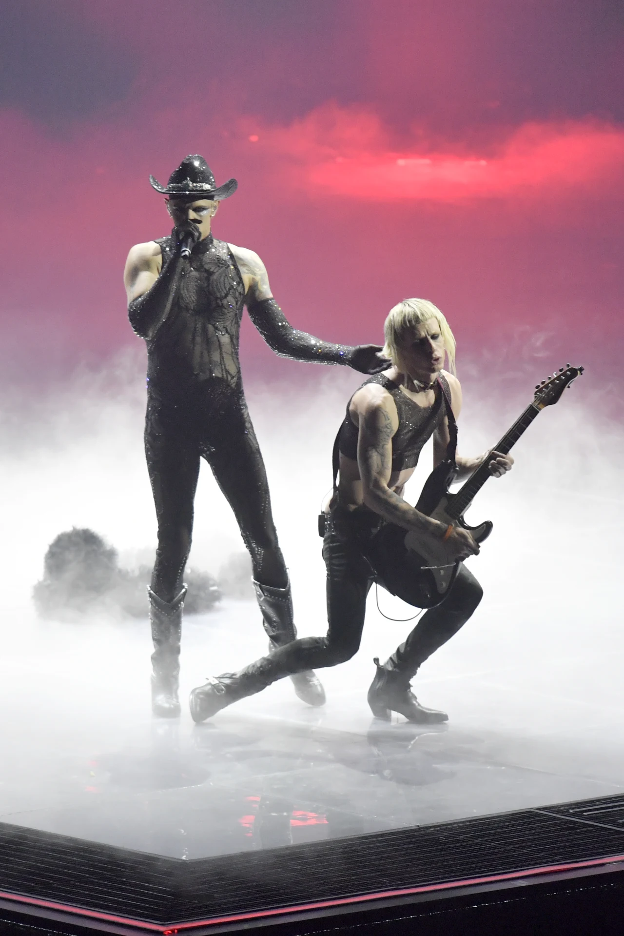 Achille Lauro i Boss Domsperform w 66. Konkursie Eurowizji Achille Lauro i Boss Domsperform w 66. Konkursie Eurowizji