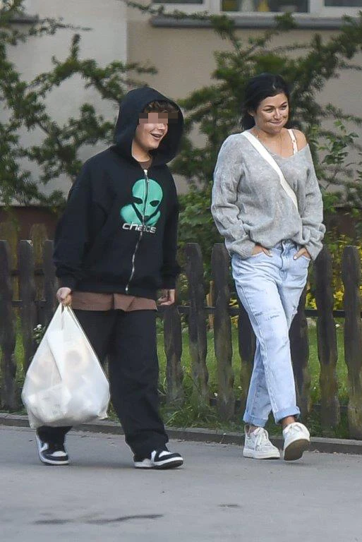 Katarzyna Cichopek z synem Adamem Katarzyna Cichopek z synem Adamem