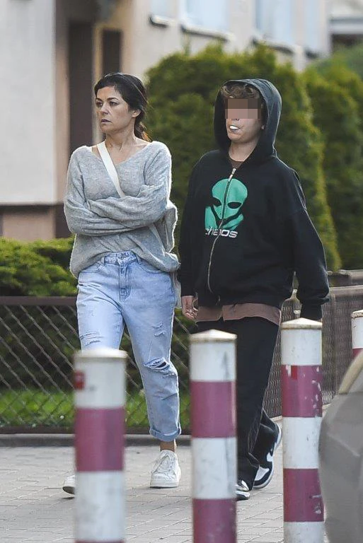 Katarzyna Cichopek z synem Adamem Katarzyna Cichopek z synem Adamem