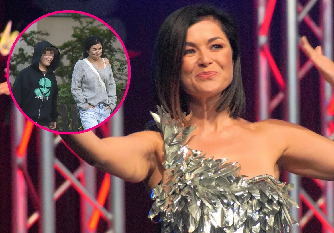 Katarzyna Cichopek z synem Adamem (fot. AFEOS) Katarzyna Cichopek z synem Adamem (fot. AFEOS)