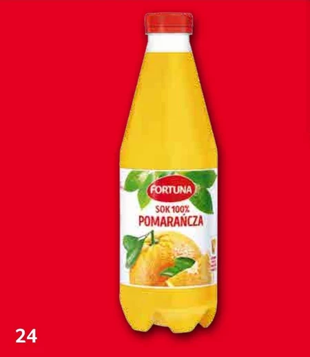 Fortuna Sok 100% pomarańcza 1 l