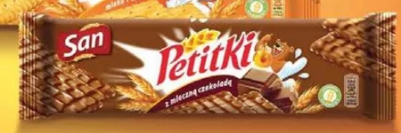 San Petitki Herbatniki z mleczną czekoladą 138 g