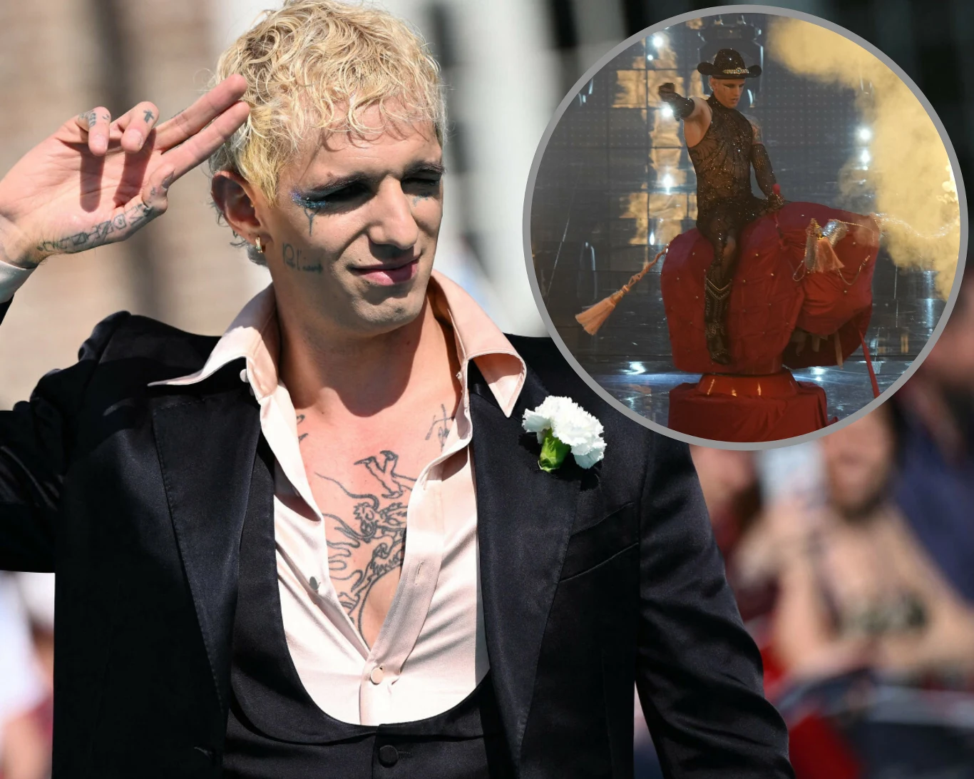 Eurowizja 2022: Achille Lauro, San Marino Eurowizja 2022: Achille Lauro, San Marino