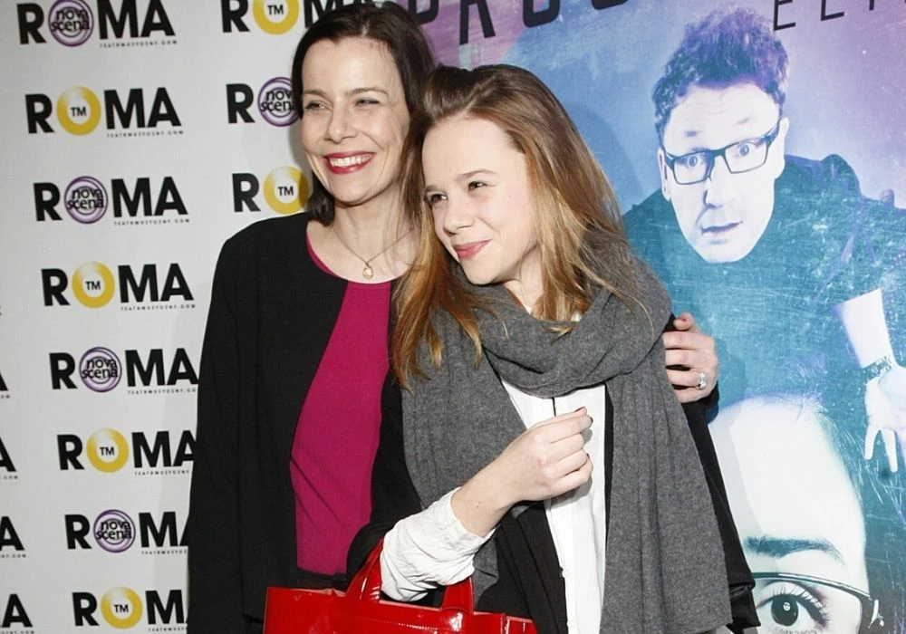 Agata Kulesza z córką Marianną Agata Kulesza z córką Marianną