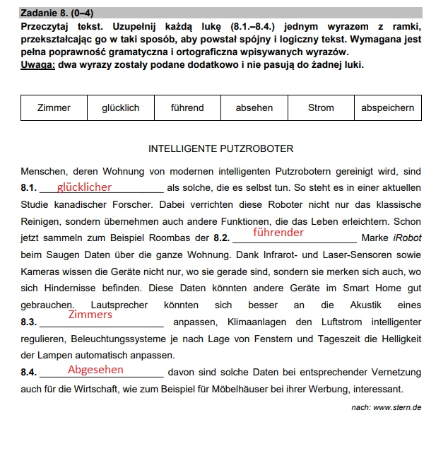 Matura 2022. Niemiecki rozszerzony. Arkusz CKE i odpowiedzi Matura 2022. Niemiecki rozszerzony. Arkusz CKE i odpowiedzi