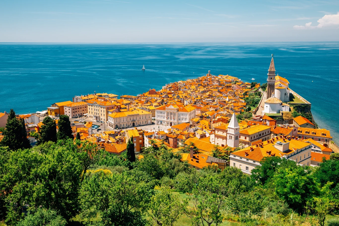 Wybrzeże Słowenii, choć krótkie, jest niezwykle malownicze Wybrzeże Słowenii, choć krótkie, jest niezwykle malownicze